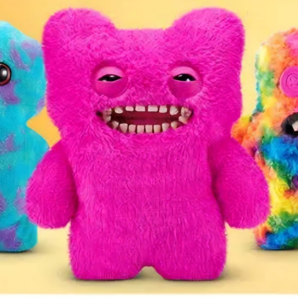 Fuggler Bigg Fugg XL Mr Buttons 18 Inch Plush With Teeth NWT